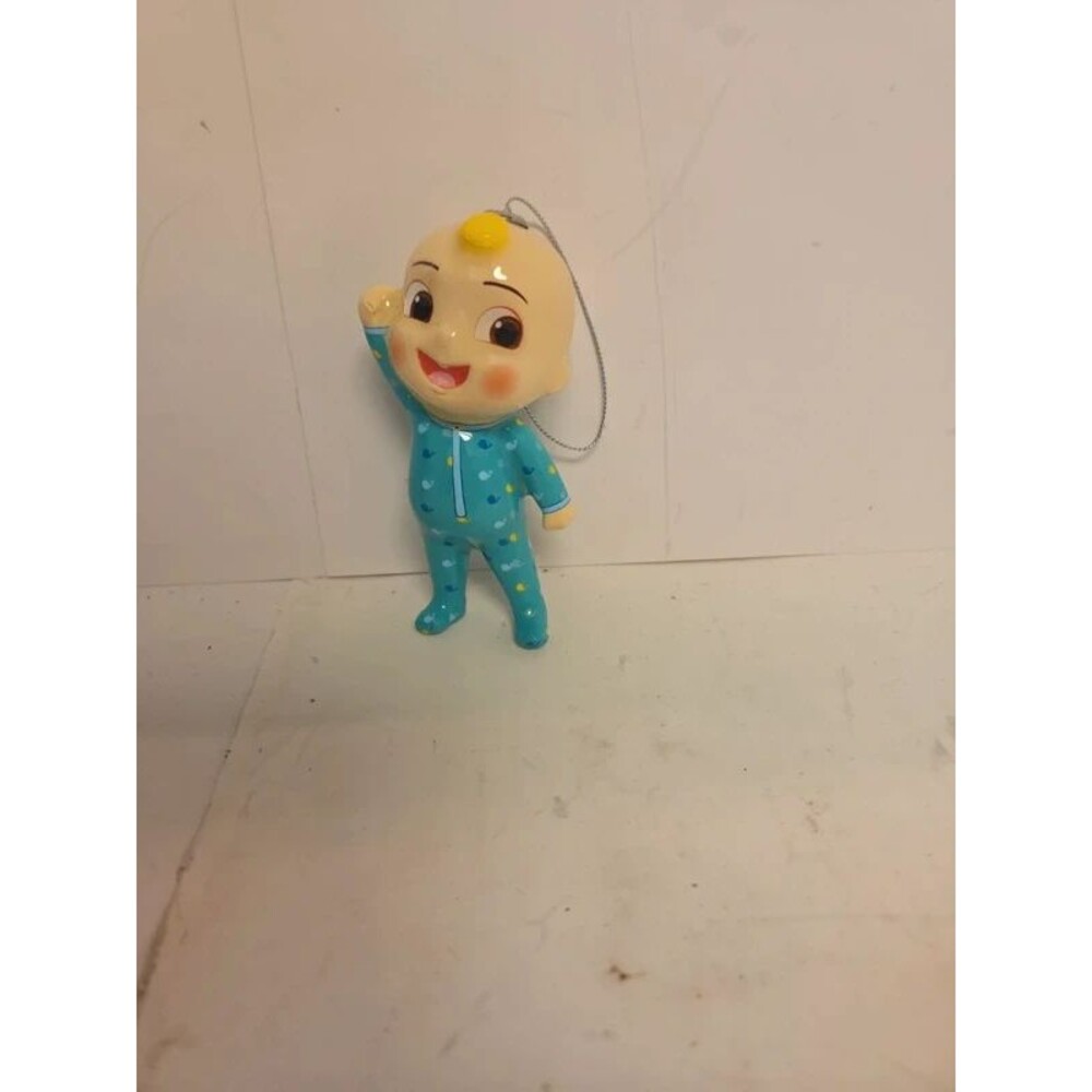 CoComelon JJ Decoupage Christmas Ornament 3.5" Loose Figurine Blue Onesie